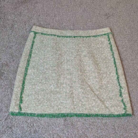 J. Crew Women's Glimmer Tweed Mini Skirt Size 2 - Picture 1 of 7